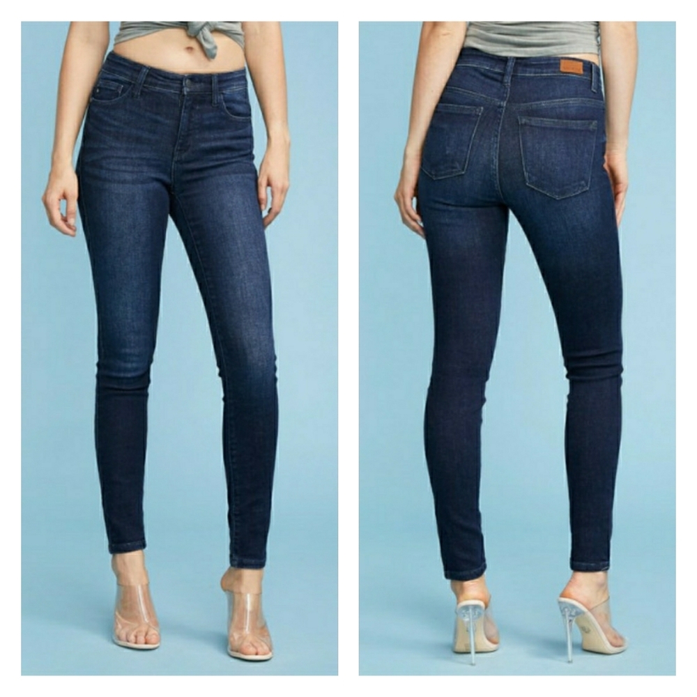 Judy Blue 22W Super Dark High Waist Skinny Jeans